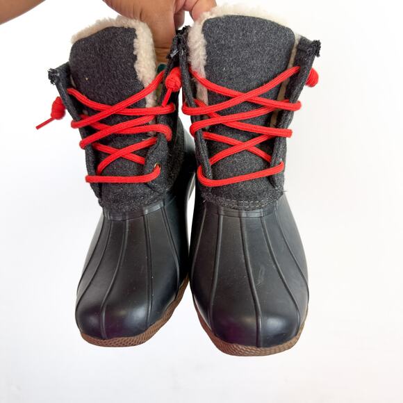 Sperry x J.Crew Shearwater Wool Winter Boots Womens Gray - 7 7M - Picture 3 of 9